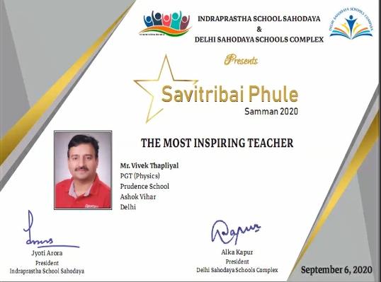 The Most Inspiring Teacher